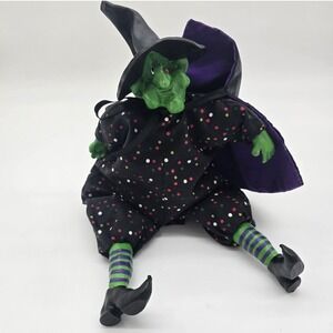 Vintage 90's Russ Berrie Kathleen Kelly Critter Factory Witch Doll